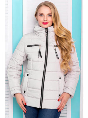 Осенне-весенняя куртка с регулирующимся рукавом и капюшоном