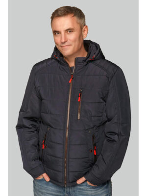 Мужская стильная демисезонная куртка синего цвета