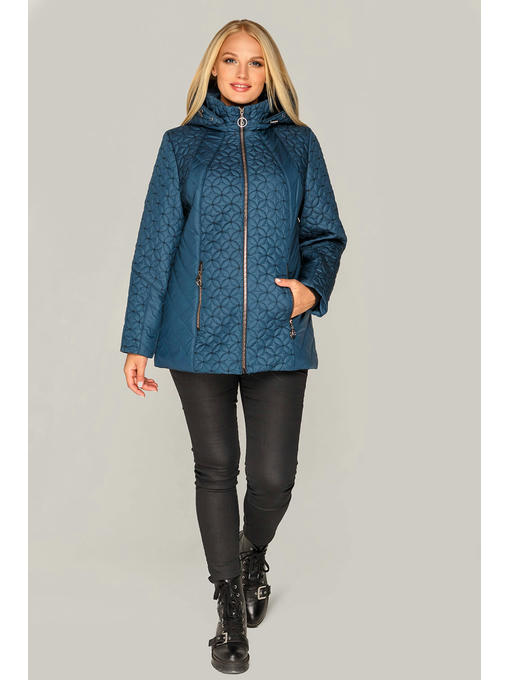 Женская куртка цвета волна на осень - весну от бренда — изображение 3