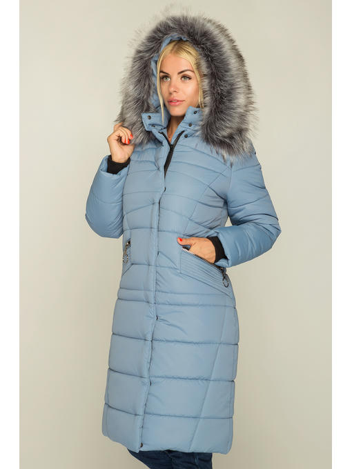 Женское теплое пальто в цвете — изображение 3