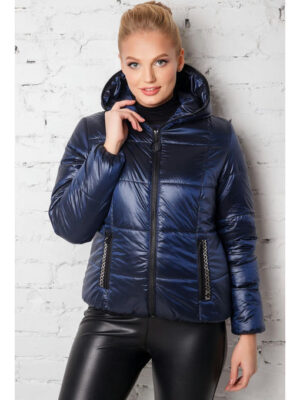 Куртка синий металик на сезон весна - осень