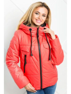 Куртка женская демисезонная коралл