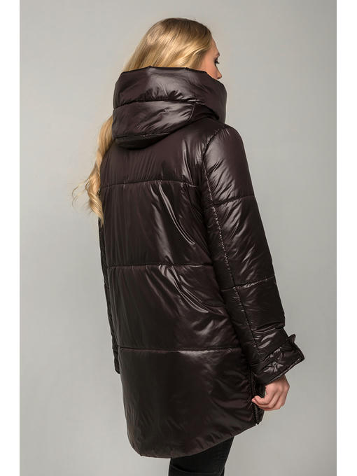 Демисезонная женская куртка еврозима черная, 46-56 р — изображение 10