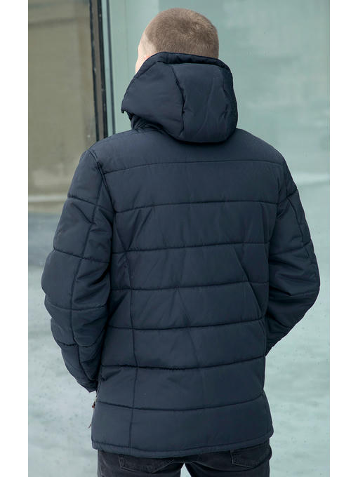 Куртка мужская на весну/осень модель KM-6 в темно-синем цвете от бренда — изображение 2