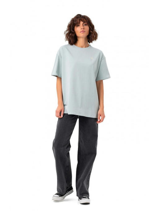 Базовая оверсайз футболка оливковая — изображение 6