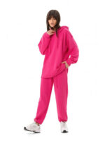 Спортивные штаны джоггеры малина