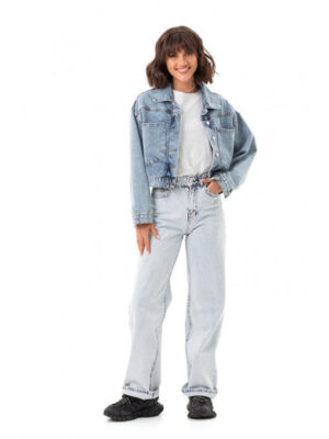 Джинсовая куртка синяя варка