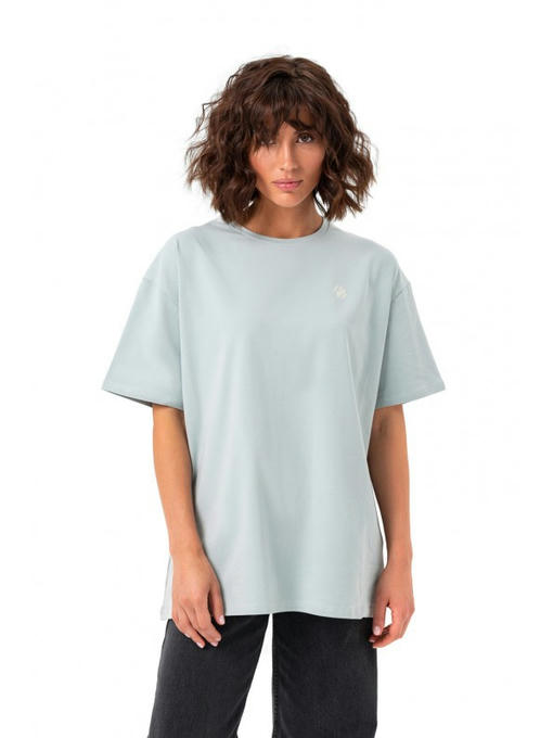 Базовая оверсайз футболка оливковая — изображение 5