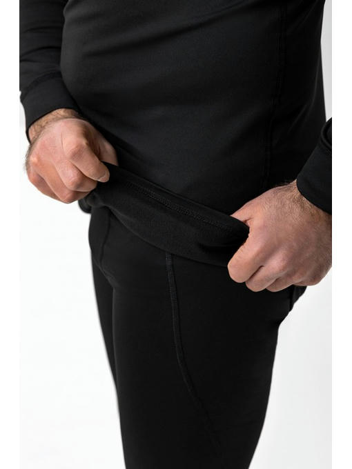 Мужское термобелье микродайвинг черное (комплект кофта и лосины) — изображение 6