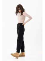 Джинсы бананы черные