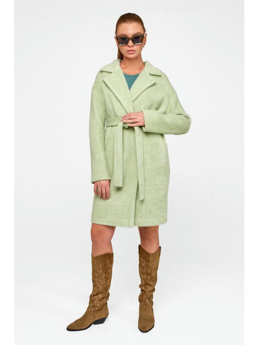 Демисезонное пальто фисташка — изображение 3