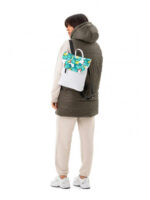 Компактный рюкзачок белый бутон