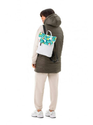 Компактный рюкзачок белый бутон