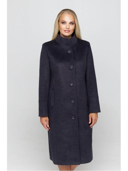 Длинное демисезонное пальто ультрафиолет — изображение 2