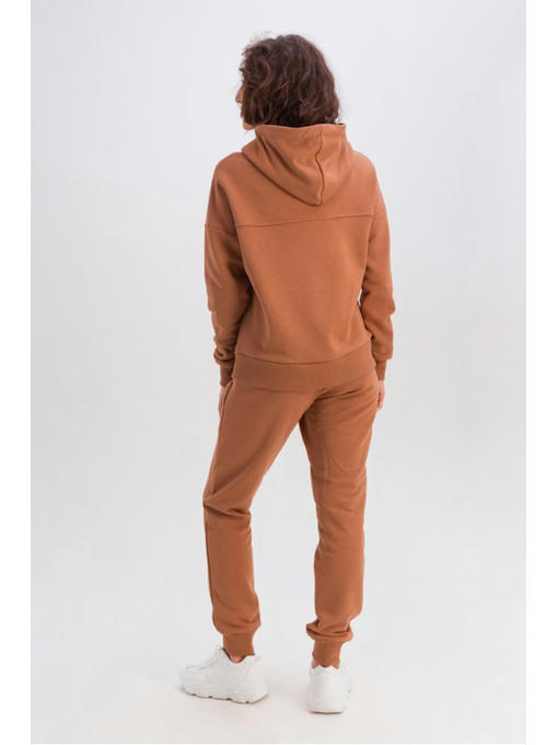 Женский костюм худи и штаны кэмел — изображение 3