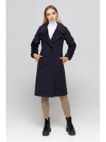 Пальто с манжетами ультрафиолет