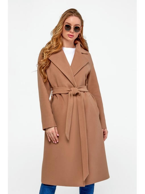 Классическое пальто оверсайз кэмел — изображение 2