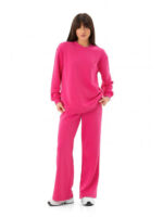 Стильный однотонный свитшот малина