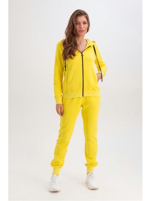 Комплект кофта и штаны желтый