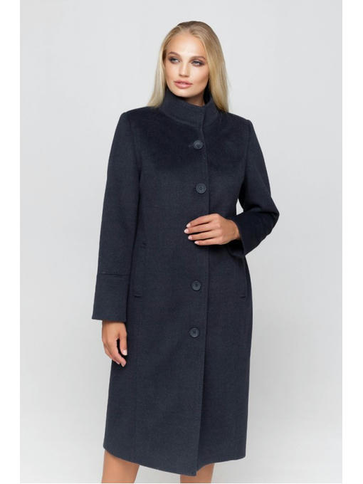 Длинное демисезонное пальто морская волна — изображение 2