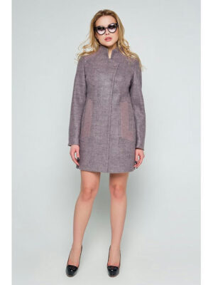 Весеннее пальто розовое