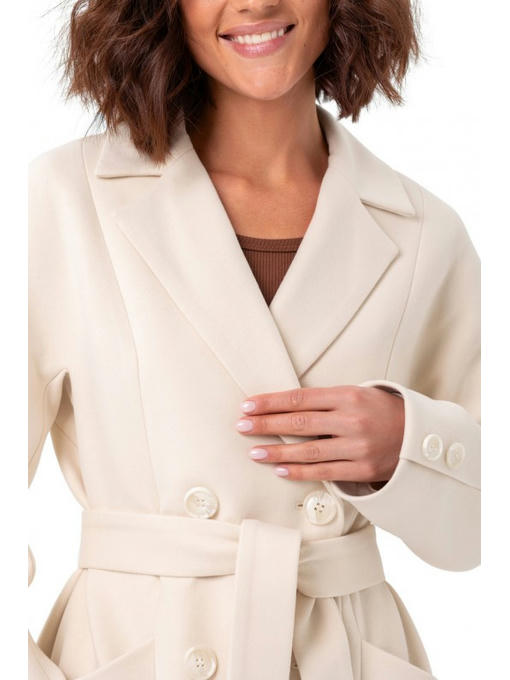 Пальто из кашемира молоко — изображение 4