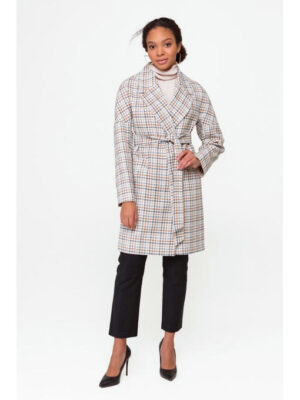 Весеннее пальто бежевое