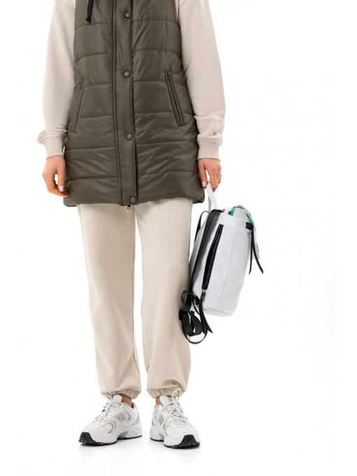 Компактный рюкзачок белый бутон — изображение 8