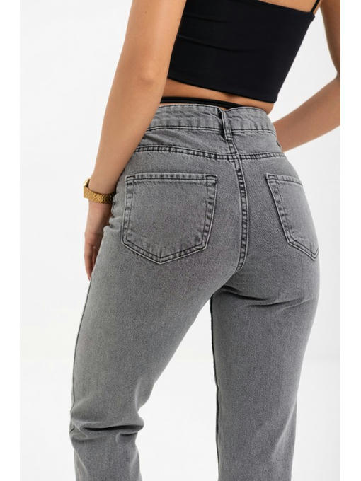 Мом джинсы серая варка — изображение 6