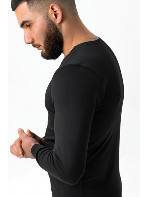 Мужское термобелье микродайвинг черное (комплект кофта и лосины) — изображение 5