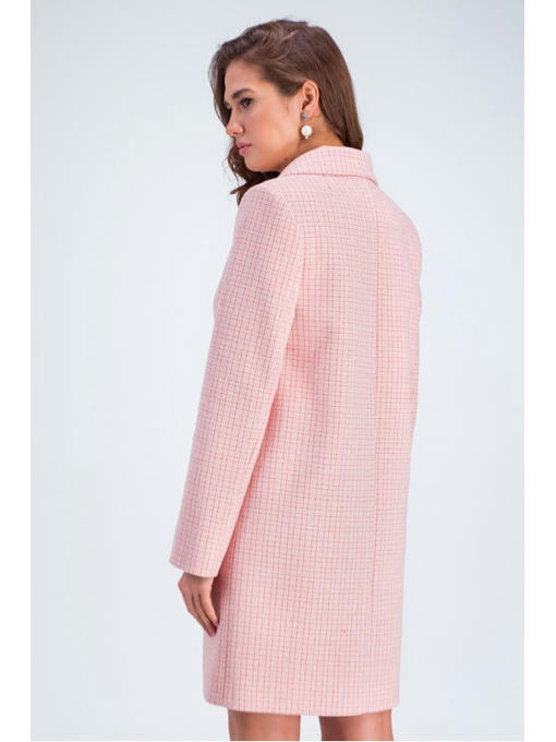 Полупальто розовое — изображение 4