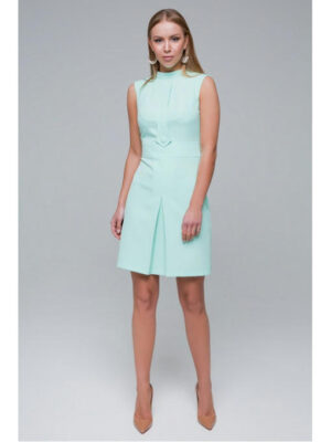 Платье без рукавов мята