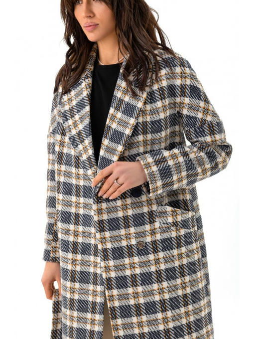 Весеннее пальто сине-белое — изображение 5