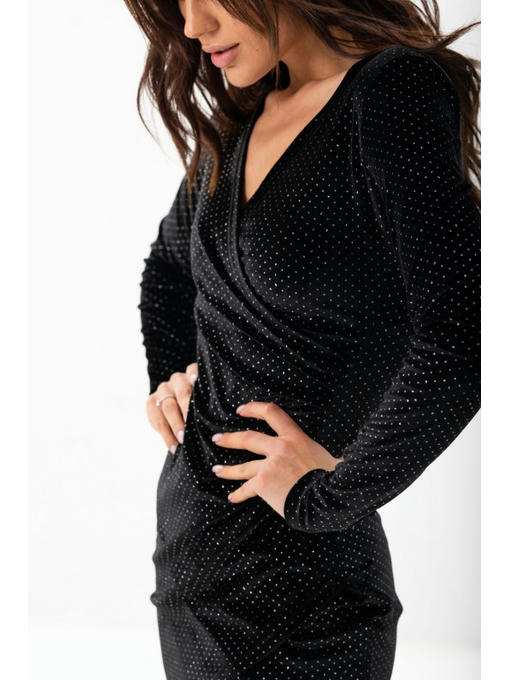 Облегающее вечернее платье черное — изображение 7