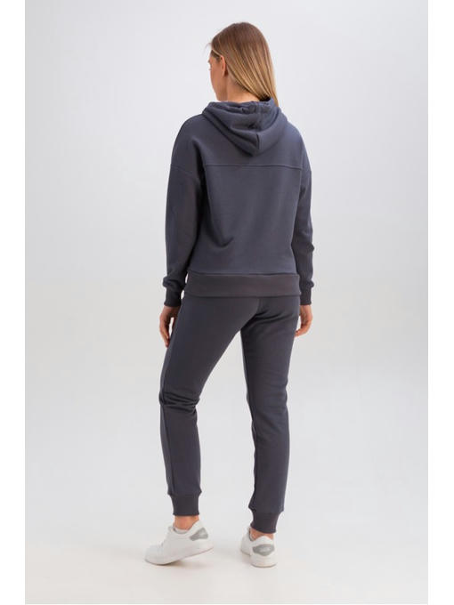 Женский костюм худи и штаны графит — изображение 5