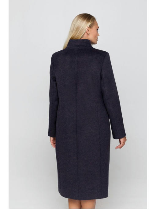 Длинное демисезонное пальто ультрафиолет — изображение 4