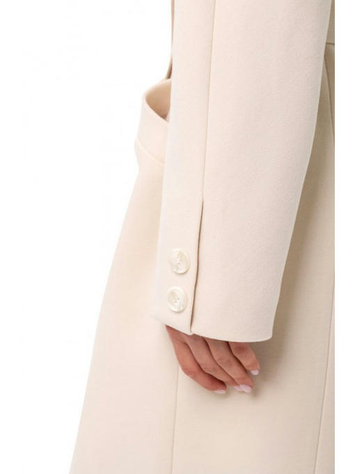 Пальто из кашемира молоко — изображение 7