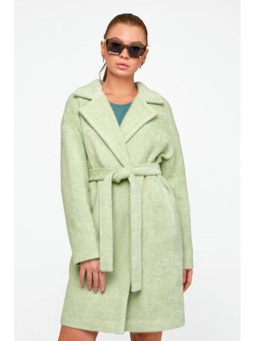 Демисезонное пальто фисташка — изображение 2