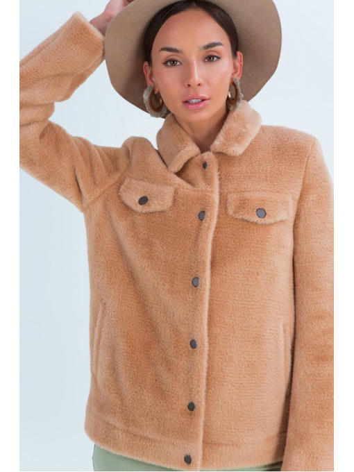 Бомбер из альпаки кэмел — изображение 3