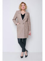 Демисезонное пальто бежевое