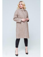 Осеннее пальто бежевое