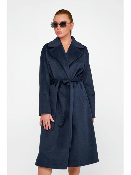 Трендовое пальто оверсайз морская волна — изображение 2