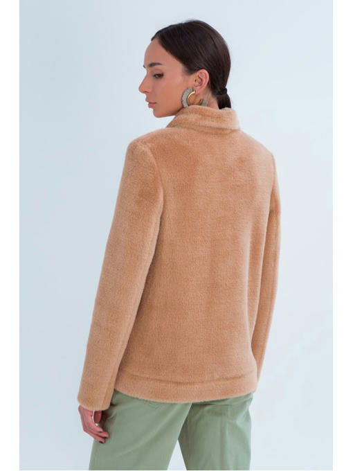 Бомбер из альпаки кэмел — изображение 4