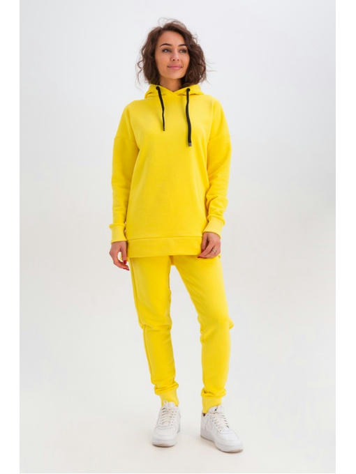 Женский костюм из трехнитки желтый