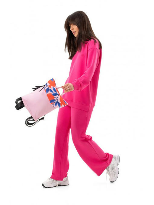 Компактный рюкзачок розовый гранат