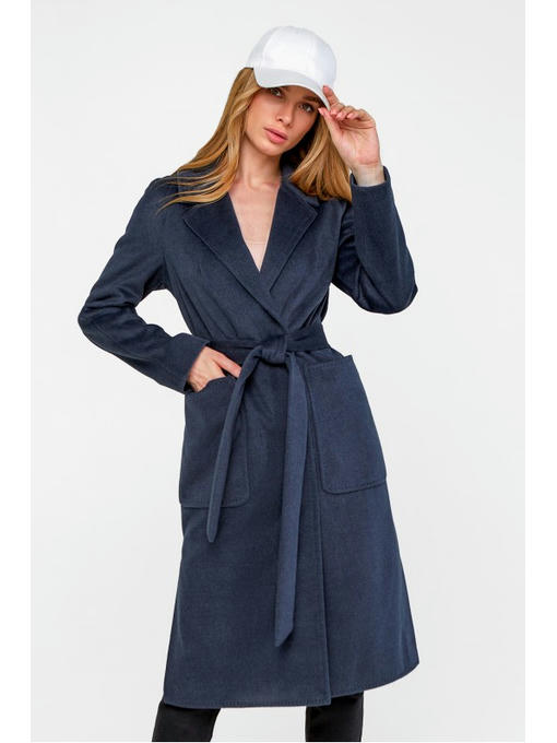 Осеннее пальто морская волна — изображение 2