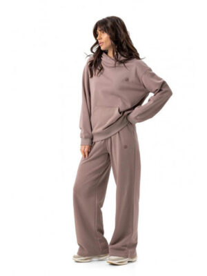 Широкие штаны палаццо капучино