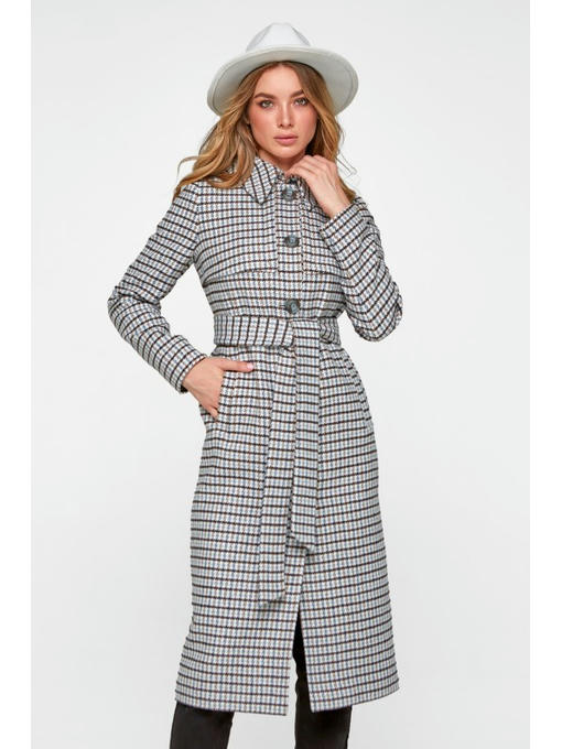 Длинное пальто синее — изображение 2