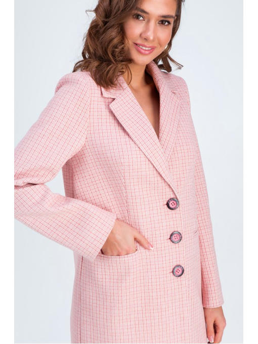 Полупальто розовое — изображение 3