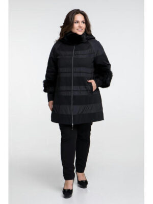 Зимнее пальто с мехом